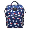 Diaper Bag Nappy Large Capacity Baby Bird Backpack - Navy Blue Photo
