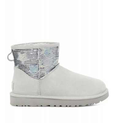Photo of UGG Classic Mini Sequin Star Grey Violet