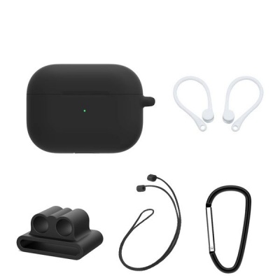 Photo of 5" 1 Silicone Protective Cover Accessories Kit Compatible with AirPods Pro - White