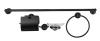 Wildberry - 5 Piece Matt Black Bathroom Accessory Set Photo