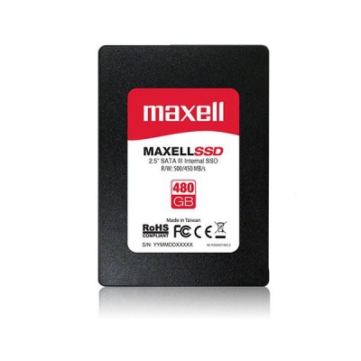 Photo of Maxell 2.5" / inch SATA 3 Internal SSD 480GB