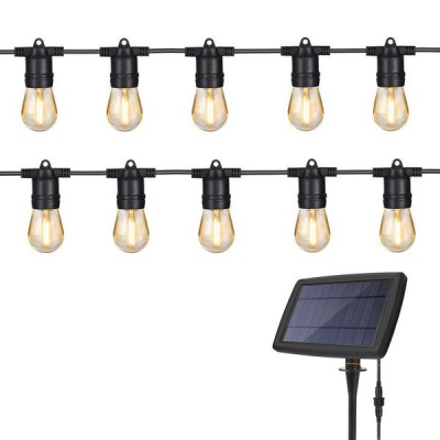Photo of Litehouse Solar LED Festoon Outdoor Bulb String Lights