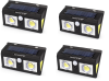 JB Luxx 2 Headlamp Solar Sensor Wall Light - Set of 4 Photo