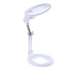 Desktop Illuminated Magnifier Lamp Light with 2X 6X Magnifier Photo