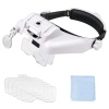 USB Headband Magnifier 3 LED Lights Reading Repair Magnifying Glass USB Headband Magnifier 3 LED Lights Reading Repair Magnifying Glass Photo