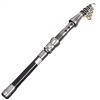 Telescopic Fishing Rod - Carbon Fibre Aluminium - 2.1m Photo
