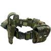 Tactical Military Belt Kit with 9 Detachable Pouches-Green Camo Photo