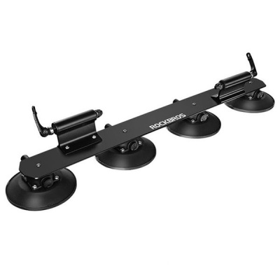 Photo of ROCKBROS Universal Bicycle Suction Cup Roof Rack - Black