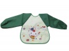 EVA Long Sleeve Feeding Bib - Green Cartoon 2 Photo