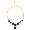 Bella Bella Gold Mix Shaped Statement Necklace Photo