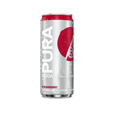 Photo of PURA Soda Cranberry 24 x 6 x 330ml