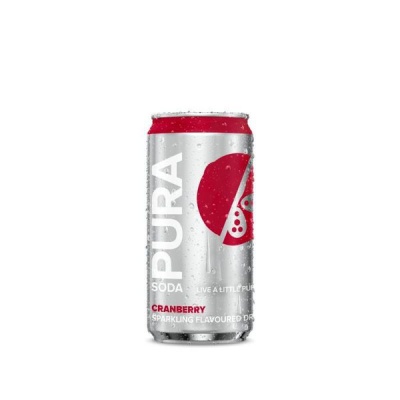 Photo of PURA Soda Cranberry 24 x 6 x 200ml