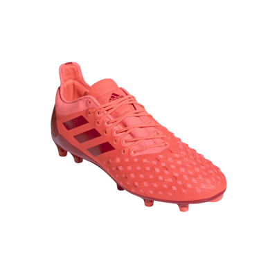 adidas Mens Predator XP Firm Ground Rugby Boots ScarletSignal Coral
