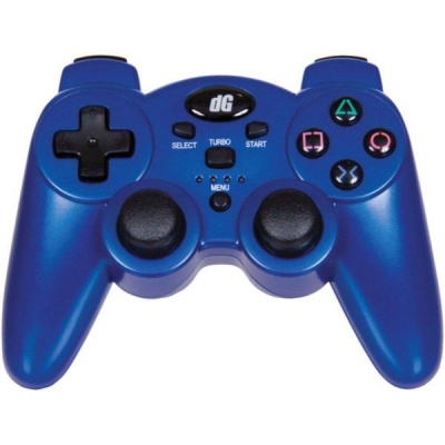 Photo of dreamGear Radium Wireless Rumble Controller for PS3 - Metallic Blue