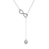 Destiny Infinity drop Necklace with Crystals from Swarovski Photo