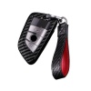 BMW G Series - Carbon Key Cover - Black and Red Strap Photo