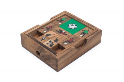 Photo of SiamMandalay Football / Soccer Game - Wooden Sliding Block Brainteaser Puzzle