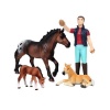 Animal Figurines Lady with Horses Photo