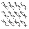 Spin Pins Non-Scratch Round Tips Twist Screw Hair Pins - 12 Pack Photo