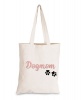 Love & Sparkles 100% Eco Cotton Tote Shopper Dogmom Photo