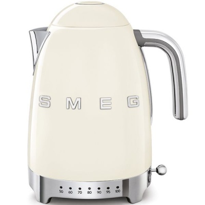 Photo of Smeg 50's Style Ice White Retro Variable Temperature Kettle - White