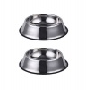 2 Stainless Steel Dog/Cat Feeding Bowls Photo