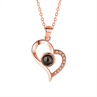 Photo of Btime Love Languages Heart Pendant - Gold