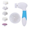 Multi-Function 7" 1 Electric Facial Cleanser - Blue Photo