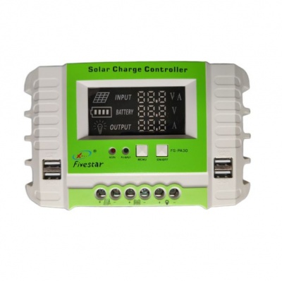 Photo of Fivestar 30A Solar Charge Controller PWM 12/24V with 4 USB Ports