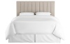 StrohBerry - Lincoln Panel Headboard - Velvet - Ivory Sand Photo