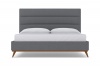 StrohBerry - Boston Linen Panel Headboard - Ash Photo