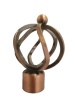 Matoc Designs 28mm Finial Onion Design - Antique Copper - Qty 2 Photo