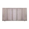 StrohBerry - Brooklyn Luxury Panel Headboard - Chrome Photo