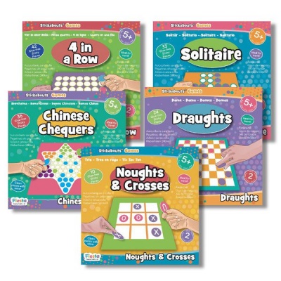 Fiesta Crafts Stickabouts Games Mixed Pack