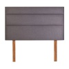 StrohBerry - Michigan Linen Panel Headboard - Ash Photo
