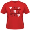 Valentines-T shirt-Red-Tic Tac Toe Photo