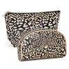 Black & Rose-Gold Cosmetic Bag Combo Photo