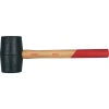 Kennedy 8Oz Black Rubber Mallet Wood Shaft Photo