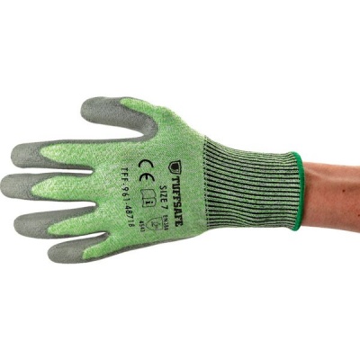 Photo of Tuffsafe Pu Cut 5 Glove Green Sz.7