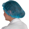 Sitesafe Disposable Mob Cap Blue 21" Dbl Elastic Pk 100 Photo