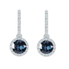 Civetta Spark Candice Earring- Swarovski Montana Crystal Photo