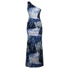 Marique Yssel One Shoulder G-Maxi - Tower Blues Photo