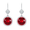 Civetta Spark Beth Earring- Swarovski Ruby crystal Photo