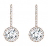 Civetta Spark Amelia earring - Swarovski Clear crystal rosegold Photo