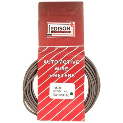 Photo of Edison - Automotive Wire - 1.0mm x 5m - Yellow