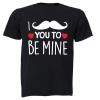 I Mustache You To Be Mine - Valentine - Adults - T-Shirt Photo