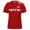 Helly Hansen Kids Jr Cotton T-Shirt - Alert Red Photo