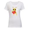 Valentine Bee - Ladies - T-Shirt Photo