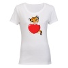 Valentine Tiger - Ladies - T-Shirt Photo
