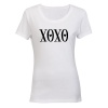 XOXO Hearts - Valentine Inspired - Ladies - T-Shirt Photo